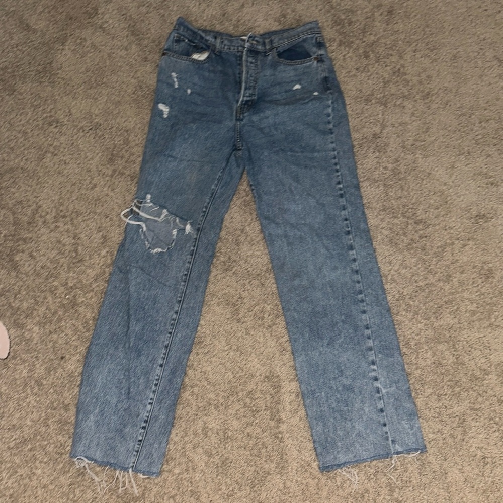 Distressed cello jeans size 9